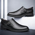 Men's Casual Leather Shoes Comfortable Slip-On Design for Business and Everyday Wear